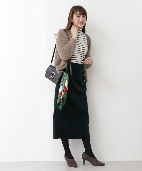 N.（N. Natural Beauty Basic）（エヌエヌナチュラルビューティーベーシック）の「フェザーショートカーディガン（カーディガン/ボレロ・レディース・ブラック/ベージュ/ピンク・MEDIUM）」の15枚目の写真