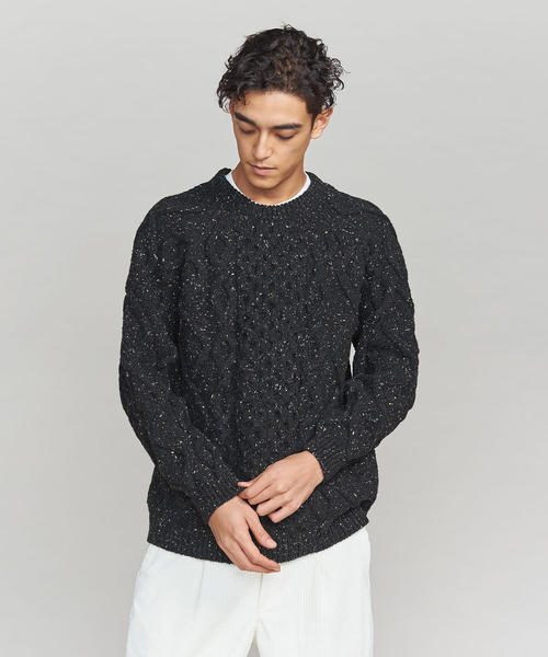 ニット BEAUTY&YOUTH ユナイテッドアローズドネガルアランニット BEAUTY&YOUTH UNITED ARROWS（ビューティーアンドユースユナイテッド