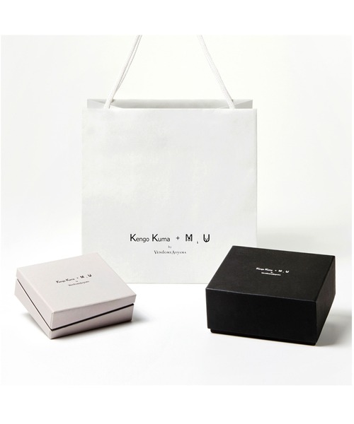 Kengo Kuma + MA,YU （ケンゴ クマ プラス マユ ）の「ケンゴ クマ プラス マユ カフリンクス（カフリンクス・メンズ・イエローゴールド・ONE SIZE）」の3枚目の写真