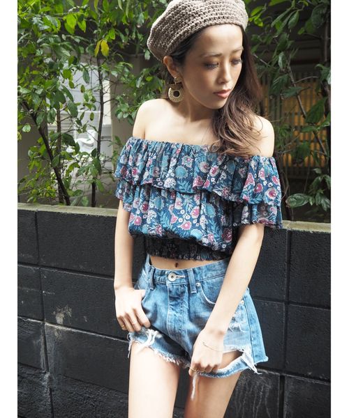 gg柄シャツ　ヒップホップgod body SYNERGY stardom 総柄 GOD SELECTION XXX / ANGEL SST / GX-S24-ST-17 | B'2nd（ビー