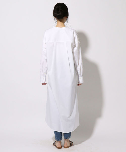 SHIPS(シップス)の「シャツワンピース◇(ワンピース・レディース・ホワイト・ONE SIZE)」の7枚目の写真