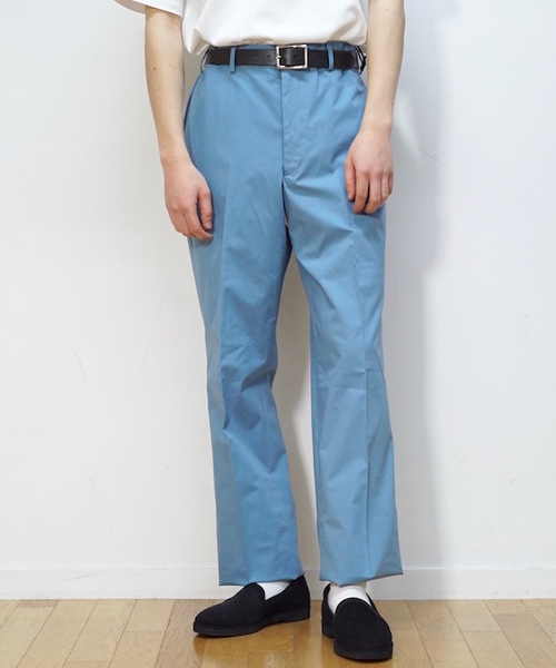J.PRESS(ジェイプレス)の「J.PRESS AUTHENTIC WIDE TROUSER(スラックス・メンズ・ライトブルー/ベージュ/ネイビー・82/78)」の3枚目の写真