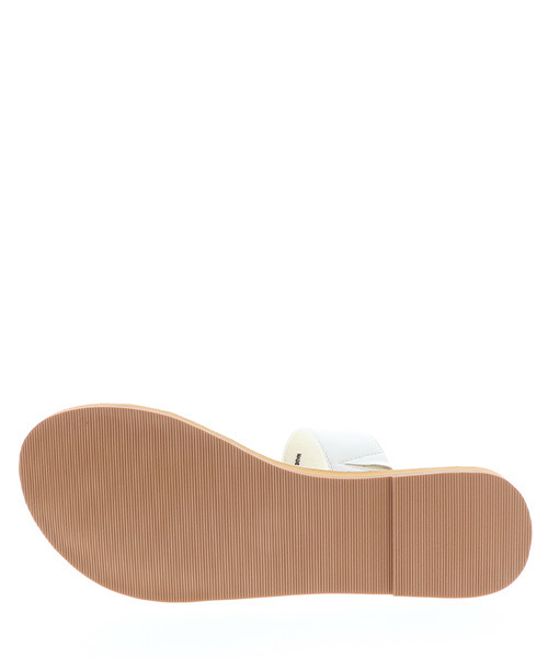 RANDA（ランダ）の「メタリックベルトフラットサンダル（サンダル・レディース・ホワイト/ブラック/ブラウン・LL/S/M/L）」の7枚目の写真