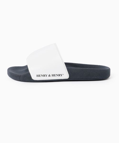 HENRY&HENRY（ヘンリーアンドヘンリー）の「HENRY&HENRY: 180 SLIDES シャワーサンダル（サンダル・メンズ・ホワイト/ブラック/ネイビー・40/42）」の6枚目の写真