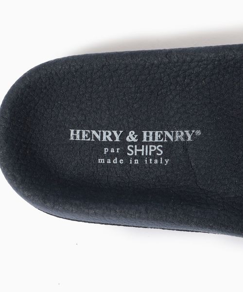 HENRY&HENRY（ヘンリーアンドヘンリー）の「HENRY&HENRY: 180 SLIDES シャワーサンダル（サンダル・メンズ・ホワイト/ブラック/ネイビー・40/42）」の8枚目の写真