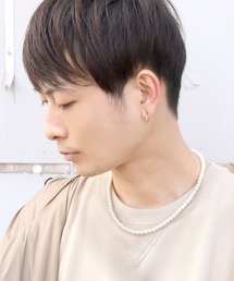 SBG（エスビー）の「SBG 金属アレルギー対応 メンズ ステンレスフェイクフープピアス   イヤリング（イヤリング）」