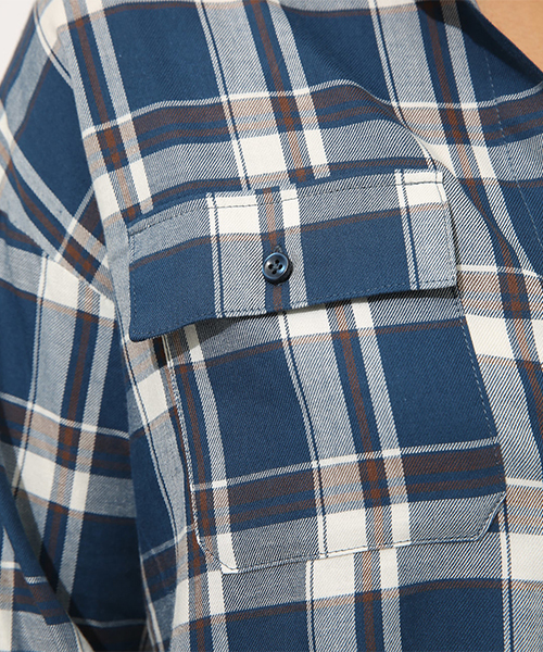 MAZZEL ♡ チェックシャツ MAZZEL “Royal Straight Flush