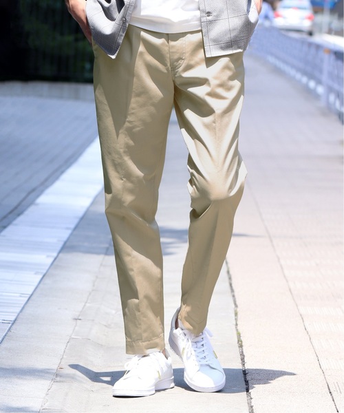 EDIFICE（エディフィス）の「SOLOTEX シャンブレーツイルパンツ（その他パンツ・メンズ・チャコールグレー/ブラック/ベージュ/カーキ/ブルー/ブルー系その他・X-LARGE/SMALL/MEDIUM/LARGE）」の3枚目の写真