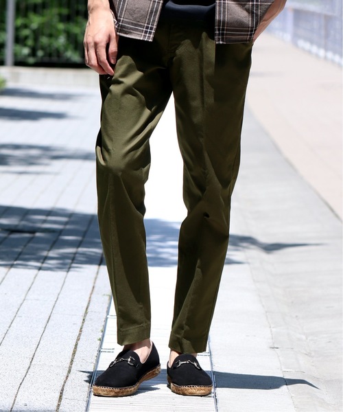 EDIFICE（エディフィス）の「SOLOTEX シャンブレーツイルパンツ（その他パンツ・メンズ・チャコールグレー/ブラック/ベージュ/カーキ/ブルー/ブルー系その他・X-LARGE/SMALL/MEDIUM/LARGE）」の4枚目の写真