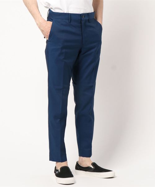 EDIFICE（エディフィス）の「SOLOTEX シャンブレーツイルパンツ（その他パンツ・メンズ・チャコールグレー/ブラック/ベージュ/カーキ/ブルー/ブルー系その他・X-LARGE/SMALL/MEDIUM/LARGE）」の9枚目の写真