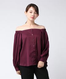 オフショルダーブラウス/レディース オフショルダー