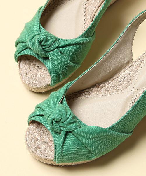 coen（コーエン）の「キャンバスウェッジサンダル（サンダル・レディース・ベージュ/ケリー/ネイビー/オレンジ・MEDIUM/SMALL/LARGE）」の20枚目の写真