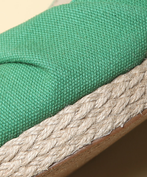 coen（コーエン）の「キャンバスウェッジサンダル（サンダル・レディース・ベージュ/ケリー/ネイビー/オレンジ・MEDIUM/SMALL/LARGE）」の17枚目の写真