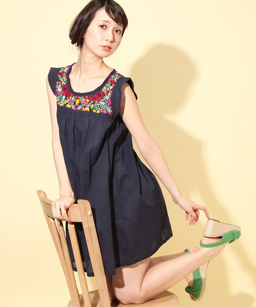 coen（コーエン）の「キャンバスウェッジサンダル（サンダル・レディース・ベージュ/ケリー/ネイビー/オレンジ・MEDIUM/SMALL/LARGE）」の5枚目の写真