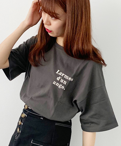 apres jour（アプレジュール）の「アソートプリントTシャツ3【ZOZOTOWN限定アイテム】（Tシャツ/カットソー・レディース・ブラック/その他/モカ/アイボリー/ホワイト系その他/ブラック系その他/ホワイト系その他2/ホワイト系その他3/ホワイト系その他4・フリー）」の5枚目の写真