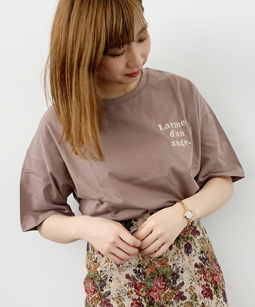 apres jour（アプレジュール）の「アソートプリントTシャツ3【ZOZOTOWN限定アイテム】（Tシャツ/カットソー・レディース・ブラック/その他/モカ/アイボリー/ホワイト系その他/ブラック系その他/ホワイト系その他2/ホワイト系その他3/ホワイト系その他4・フリー）」の7枚目の写真