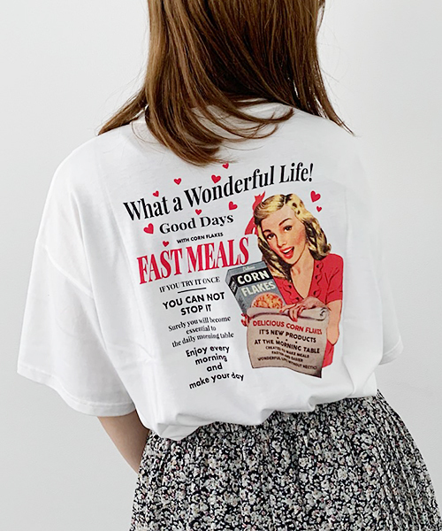 apres jour（アプレジュール）の「アソートプリントTシャツ3【ZOZOTOWN限定アイテム】（Tシャツ/カットソー・レディース・ブラック/その他/モカ/アイボリー/ホワイト系その他/ブラック系その他/ホワイト系その他2/ホワイト系その他3/ホワイト系その他4・フリー）」の10枚目の写真