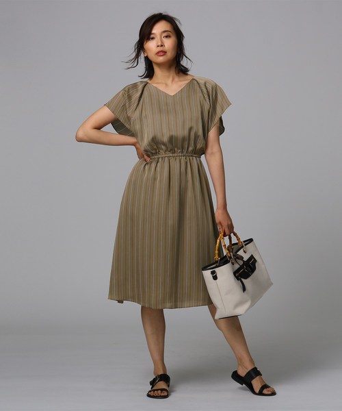 先行予約の 洗える ジプシーストライプワンピース 153 560 19 01 をセール価格で購入できます Untitled ワンピース ワンピース ドレス L ジプシーストライプワンピース アウトレット長島 価格 の