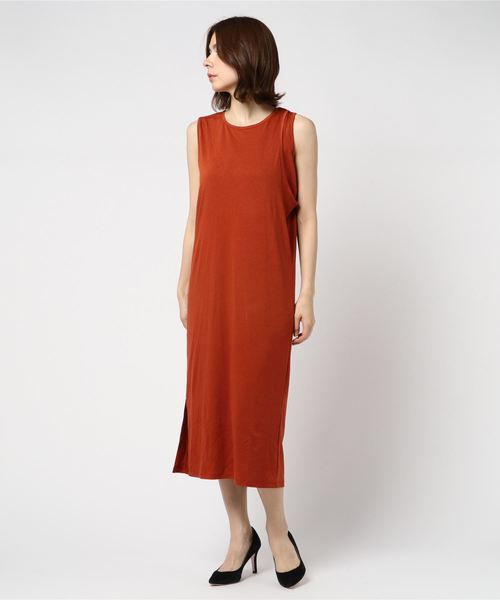 セール インナー付きアシメノースリーブロングワンピース ワンピース Styleblock スタイルブロック のファッション通販 Zozotown