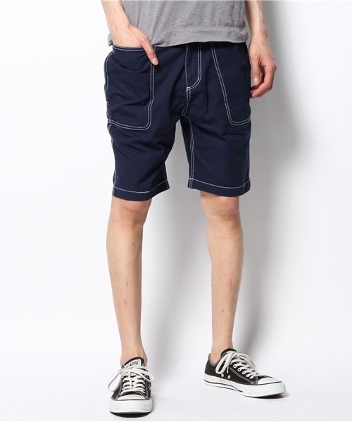 WEGO（ウィゴー）の「WEGO/ガーデニングショーツ（その他パンツ・メンズ・カーキ/その他1/ネイビー・LARGE/MEDIUM）」の5枚目の写真