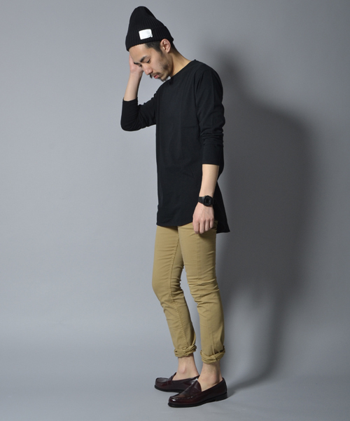 AMERICAN RAG CIE（アメリカンラグシー）の「AMERICAN RAG CIE ウルトラストレッチスキニーパンツ 111-AKJ-M141-PT068∴（チノパンツ・メンズ・ブラック/グリーン/ベージュ/ネイビー・2/0/1/3）」の9枚目の写真