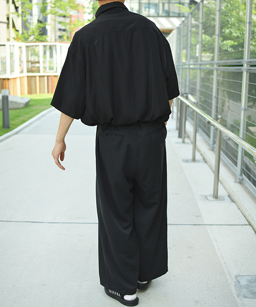 kutir(クティール)の「切り替えステッチシャツ(シャツ/ブラウス・メンズ・ブラック/ダークブラウン・MEDIUM/LARGE)」の12枚目の写真