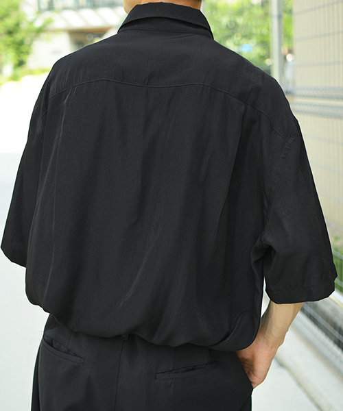 kutir(クティール)の「切り替えステッチシャツ(シャツ/ブラウス・メンズ・ブラック/ダークブラウン・MEDIUM/LARGE)」の15枚目の写真