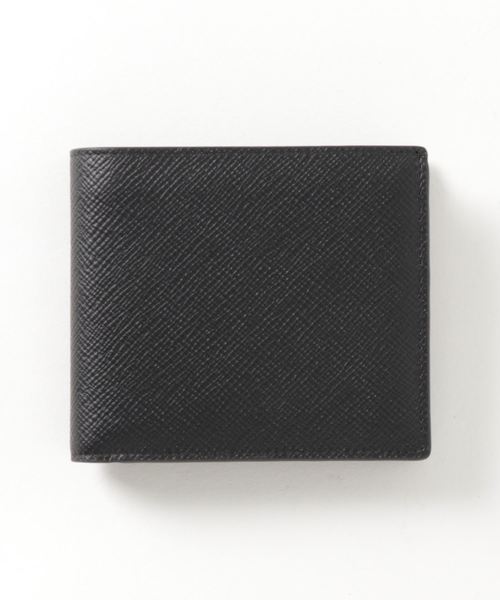 Smythson(スマイソン)の「SMYTHSON / "4CC NOTECASE AND COIN PURSE" 2つ折りウォレット(財布・メンズ・ターコイズブルー/ブラック/ネイビー・FREE)」の8枚目の写真