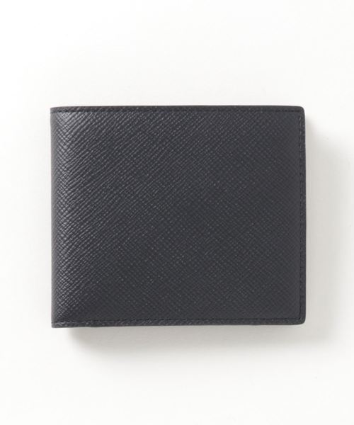 Smythson(スマイソン)の「SMYTHSON / "4CC NOTECASE AND COIN PURSE" 2つ折りウォレット(財布・メンズ・ターコイズブルー/ブラック/ネイビー・FREE)」の7枚目の写真