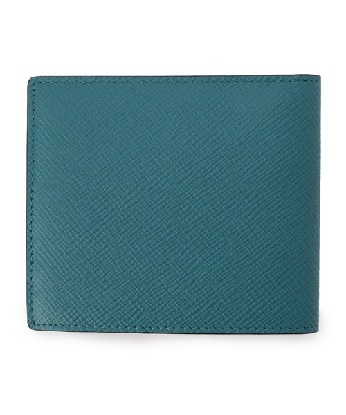 Smythson(スマイソン)の「SMYTHSON / "4CC NOTECASE AND COIN PURSE" 2つ折りウォレット(財布・メンズ・ターコイズブルー/ブラック/ネイビー・FREE)」の12枚目の写真