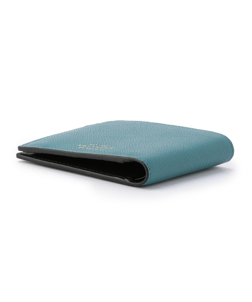 Smythson(スマイソン)の「SMYTHSON / "4CC NOTECASE AND COIN PURSE" 2つ折りウォレット(財布・メンズ・ターコイズブルー/ブラック/ネイビー・FREE)」の11枚目の写真