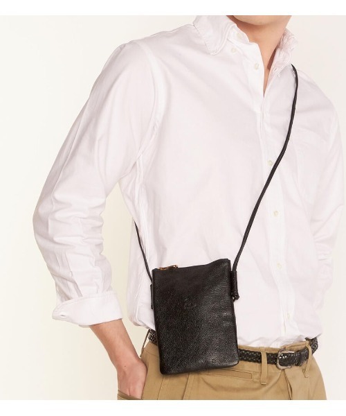 IL BISONTE(イルビゾンテ)の「IL BISONTE / ショルダーバッグ(ショルダーバッグ・レディース・ブラック/ダークブラウン/ネイビー/グレー/レッド/オリーブ/オレンジ/グリーン/ライトブラウン/ナチュラル/レンガ・FREE)」の19枚目の写真