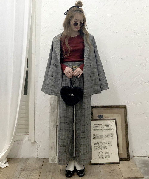 EPIMI E'PIMMY（エピミエピミー）の「《setupにも》ダブルボタンテーラードジャケット（テーラードジャケット・レディース・ベージュ/ネイビー/ブラウン/グレー・MEDIUM）」の11枚目の写真