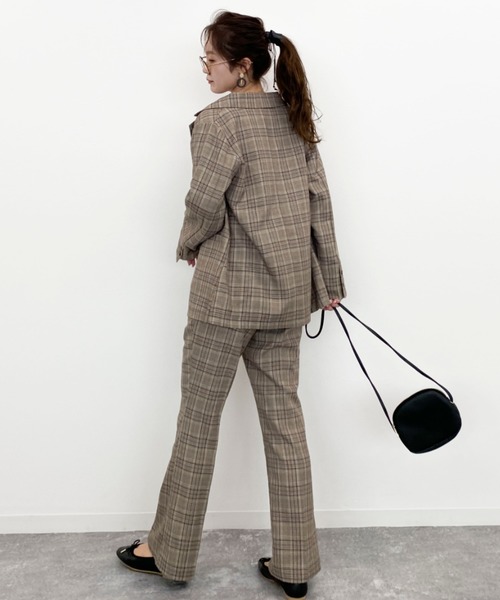 EPIMI E'PIMMY（エピミエピミー）の「《setupにも》ダブルボタンテーラードジャケット（テーラードジャケット・レディース・ベージュ/ネイビー/ブラウン/グレー・MEDIUM）」の15枚目の写真