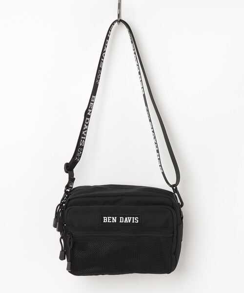 BEN DAVIS(ベンデイビス)の「【BEN DAVIS/ベンデイビス】【整理しやすい4ポケット】ミニショルダーバッグ 高密度タフボディ 旅行サブバッグ 軽くて丈夫 ユニセックス(ショルダーバッグ・メンズ・ブラック/レッド/イエロー/パープル・FREE)」の2枚目の写真