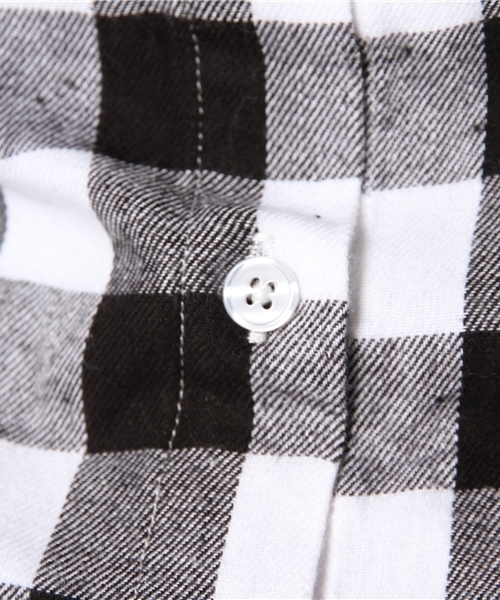 WEGO（ウィゴー）の「WEGO/ネルチェックシャツ（シャツ/ブラウス・レディース・ホワイト/ブラック/グリーン/ブルー/パープル/レッド/レッド系その他/オレンジ/ブルー系その他/チェック・FREE）」の18枚目の写真