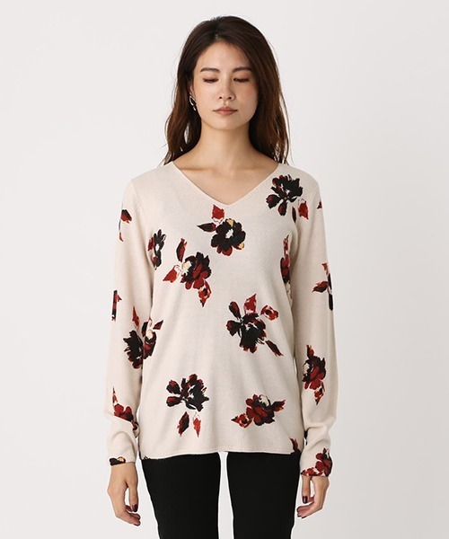 NUDIE FLOWER KNIT TOPS Ⅱ/ヌーディーフラワーニットトップスⅡ