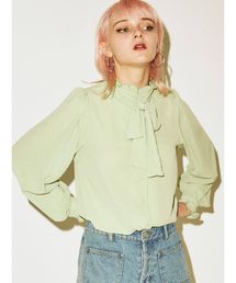 jouetie | スタンドカラーリボンブラウス(シャツ/ブラウス)