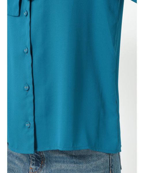 jouetie（ジュエティ）の「スタンドカラーリボンブラウス（シャツ/ブラウス・レディース・ブラック/ブルー/ミント/その他2・MEDIUM）」の9枚目の写真