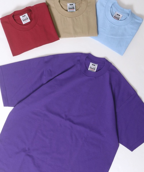 SITRY（シトリー）の「【PRO CLUB】 ビッグサイズ 無地ヘビーウェイト クルーネック半袖Ｔシャツ <25color>（Tシャツ/カットソー・メンズ・ホワイト/ライトブルー/ブラック/ダークグリーン/パープル/ネイビー/グレー/レッド/オリーブ/カーキ/ピンク/ターコイズブルー/ゴールド/イエロー/オレンジ/ライトグリーン/エメラルド/マスタード/ケリー/ロイヤルブルー/スミクロ/チャコール/マルーン/ワイン・LL/3L/4L/5L/6L/L）」の17枚目の写真