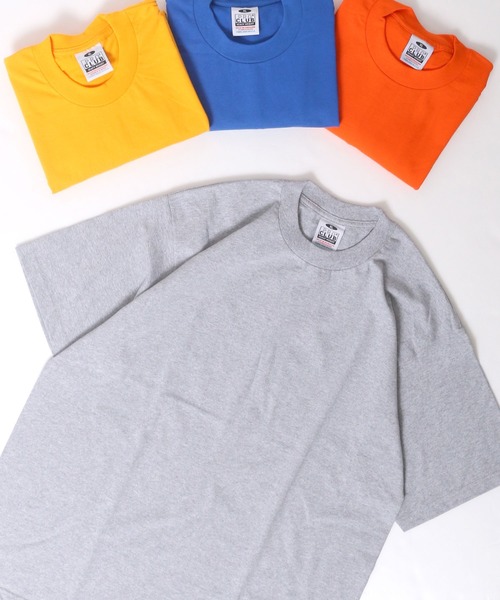 SITRY（シトリー）の「【PRO CLUB】 ビッグサイズ 無地ヘビーウェイト クルーネック半袖Ｔシャツ <25color>（Tシャツ/カットソー・メンズ・ホワイト/ライトブルー/ブラック/ダークグリーン/パープル/ネイビー/グレー/レッド/オリーブ/カーキ/ピンク/ターコイズブルー/ゴールド/イエロー/オレンジ/ライトグリーン/エメラルド/マスタード/ケリー/ロイヤルブルー/スミクロ/チャコール/マルーン/ワイン・LL/3L/4L/5L/6L/L）」の5枚目の写真