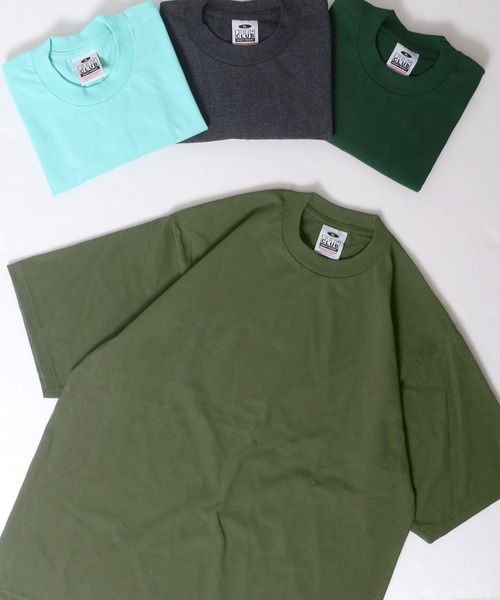 SITRY（シトリー）の「【PRO CLUB】 ビッグサイズ 無地ヘビーウェイト クルーネック半袖Ｔシャツ <25color>（Tシャツ/カットソー・メンズ・ホワイト/ライトブルー/ブラック/ダークグリーン/パープル/ネイビー/グレー/レッド/オリーブ/カーキ/ピンク/ターコイズブルー/ゴールド/イエロー/オレンジ/ライトグリーン/エメラルド/マスタード/ケリー/ロイヤルブルー/スミクロ/チャコール/マルーン/ワイン・LL/3L/4L/5L/6L/L）」の8枚目の写真