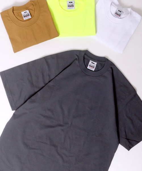 SITRY（シトリー）の「【PRO CLUB】 ビッグサイズ 無地ヘビーウェイト クルーネック半袖Ｔシャツ <25color>（Tシャツ/カットソー・メンズ・ホワイト/ライトブルー/ブラック/ダークグリーン/パープル/ネイビー/グレー/レッド/オリーブ/カーキ/ピンク/ターコイズブルー/ゴールド/イエロー/オレンジ/ライトグリーン/エメラルド/マスタード/ケリー/ロイヤルブルー/スミクロ/チャコール/マルーン/ワイン・LL/3L/4L/5L/6L/L）」の4枚目の写真