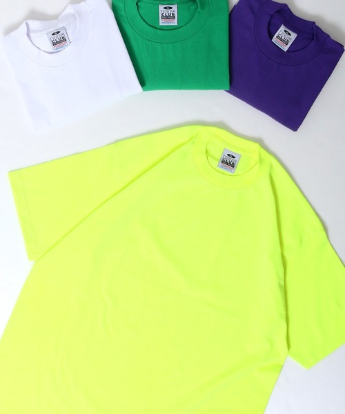 SITRY（シトリー）の「【PRO CLUB】 ビッグサイズ 無地ヘビーウェイト クルーネック半袖Ｔシャツ <25color>（Tシャツ/カットソー・メンズ・ホワイト/ライトブルー/ブラック/ダークグリーン/パープル/ネイビー/グレー/レッド/オリーブ/カーキ/ピンク/ターコイズブルー/ゴールド/イエロー/オレンジ/ライトグリーン/エメラルド/マスタード/ケリー/ロイヤルブルー/スミクロ/チャコール/マルーン/ワイン・LL/3L/4L/5L/6L/L）」の10枚目の写真