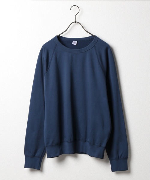 SAVE KHAKI UNITED(セーブカーキユナイテッド)の「SAVE KHAKI UNITED SUPIMA FLEECE CREW SWE(スウェット・メンズ・ブラック/ネイビー/ホワイト×ホワイト/ブラウン系その他/ライトグリーン/オレンジ/ダークブルー/パープル系その他/ライトイエロー/ピンク・SMALL/MEDIUM/X-SMALL/LARGE)」の6枚目の写真