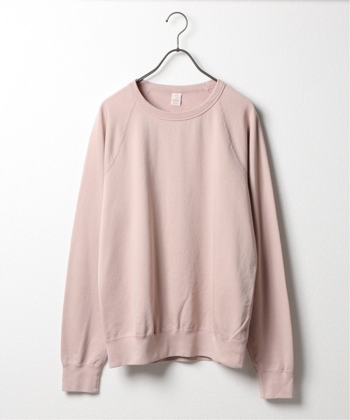 SAVE KHAKI UNITED(セーブカーキユナイテッド)の「SAVE KHAKI UNITED SUPIMA FLEECE CREW SWE(スウェット・メンズ・ブラック/ネイビー/ホワイト×ホワイト/ブラウン系その他/ライトグリーン/オレンジ/ダークブルー/パープル系その他/ライトイエロー/ピンク・SMALL/MEDIUM/X-SMALL/LARGE)」の9枚目の写真