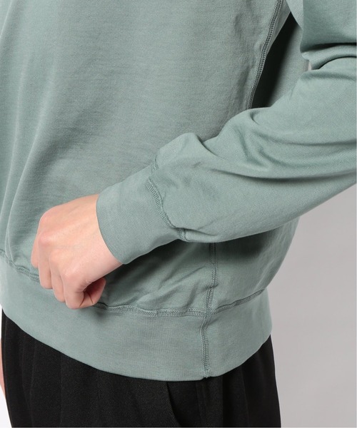 SAVE KHAKI UNITED(セーブカーキユナイテッド)の「SAVE KHAKI UNITED SUPIMA FLEECE CREW SWE(スウェット・メンズ・ブラック/ネイビー/ホワイト×ホワイト/ブラウン系その他/ライトグリーン/オレンジ/ダークブルー/パープル系その他/ライトイエロー/ピンク・SMALL/MEDIUM/X-SMALL/LARGE)」の19枚目の写真