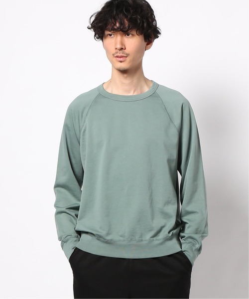 SAVE KHAKI UNITED(セーブカーキユナイテッド)の「SAVE KHAKI UNITED SUPIMA FLEECE CREW SWE(スウェット・メンズ・ブラック/ネイビー/ホワイト×ホワイト/ブラウン系その他/ライトグリーン/オレンジ/ダークブルー/パープル系その他/ライトイエロー/ピンク・SMALL/MEDIUM/X-SMALL/LARGE)」の12枚目の写真