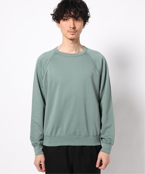 SAVE KHAKI UNITED(セーブカーキユナイテッド)の「SAVE KHAKI UNITED SUPIMA FLEECE CREW SWE(スウェット・メンズ・ブラック/ネイビー/ホワイト×ホワイト/ブラウン系その他/ライトグリーン/オレンジ/ダークブルー/パープル系その他/ライトイエロー/ピンク・SMALL/MEDIUM/X-SMALL/LARGE)」の13枚目の写真