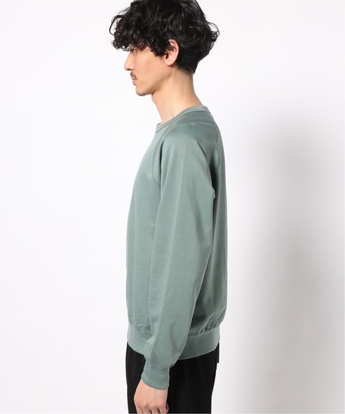 SAVE KHAKI UNITED(セーブカーキユナイテッド)の「SAVE KHAKI UNITED SUPIMA FLEECE CREW SWE(スウェット・メンズ・ブラック/ネイビー/ホワイト×ホワイト/ブラウン系その他/ライトグリーン/オレンジ/ダークブルー/パープル系その他/ライトイエロー/ピンク・SMALL/MEDIUM/X-SMALL/LARGE)」の14枚目の写真